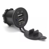 Tomada Moto 12v Dupla Usb Jet Barco Carregador Celular Gps