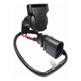 Tomada Polarizada 12v Selada Com Chicote Amarok 2024 Dni