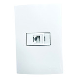 Tomada Rj45 4x2 Residencial Margirius Sleek Branca Cat6 Giga