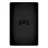 Tomada Simples 10a Habitat Black Fame Cor Preto