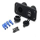 Tomada Soquete Isqueiro Usb Duplo 12v Carro Jipe Barco Lancha 5v