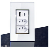 Tomada Usb E Tipo C De Parede Bivolt 2 1a 5v Jwcom Smart