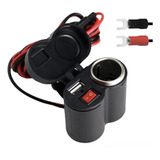 Tomada Usb Motos Carrregador Celular Gps Portátil 12v E 5v