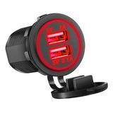 Tomada Usb Turbo Encaixe Acendedor P carro 2 Saídas 3 1averm