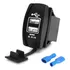 Tomada Usb Veicular 3.1a Encaixe Painel Camionete Trailers Cor Branco Fs-a11