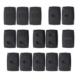 Tomadas Interruptores 15 Pcs Casa Completa Blux Preto