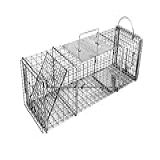 Tomahawk Live Trap Modelo 605SS Armadilha De Série Profissional Com Porta Deslizante Traseira Para Gambás Opossums Cães De Pradaria Esquilos E Animais De Tamanho Semelhante 
