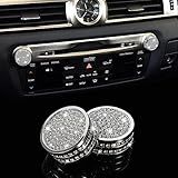 TOMALL Capa De Botão De Volume Bling Compatível Com Lexus RX GS Radio Sound Volume Knob Trim Multimedia Volume Button Cap Trim Diamond Audio Button Cover Crystal Bling Decoração Interior