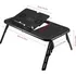 Tomate Mtn888 Mesa Articulada Dobravel P/ Notebook Com Cooler Sofa Cama Negro