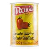 Tomate Pelado Inteiro Raiola Lata 240g