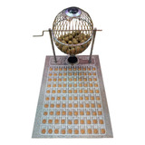 Tombola Médio Globo Cromado Profissional Bingo 100 Bolinhas