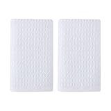 Tommy Bahama Conjunto De Toalhas De Mão Decoração De Banheiro De Algodão Altamente Absorvente Resistente A Fiapos E Desbotamento 2 Peças Branco Do Norte Do Pacífico