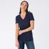 Tommy Hilfiger - Camiseta Feminina Clássica Gola V- Tam Xl