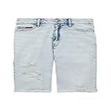 Tommy Hilfiger Bermuda Jeans Feminina Com Braguilha Magnética Lavagem Leve 6
