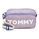 Tommy Hilfiger Bolsa Crossbody Com Logo E Estampa Sem Juros