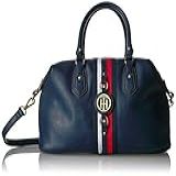 Tommy Hilfiger Bolsa Tiracolo Feminina Jaden, Cloreto De Polivinila Azul-marinho, One Size, Bolsa Tiracolo Jaden