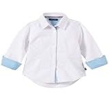 Tommy Hilfiger Camisa Oxford Sólida Para Meninas, Infantil Branco, 24 Months