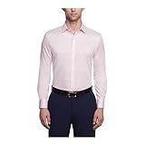 Tommy Hilfiger Camisa Social Masculina Slim Fit Sarja Elástica  Rosa Clássico  16 5  Neck 36  37  Sleeve