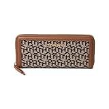 Tommy Hilfiger Carteira Feminina Tamara Ii Com Zíper, Chocolate Bronzeado/dk, X-small