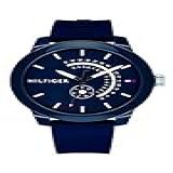 Tommy Hilfiger Relógio Masculino 1791482 Denim Display Analógico Quartzo Azul, Azul, Relógio De Quartzo