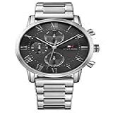 Tommy Hilfiger Relógio Masculino De Quartzo Com Mostrador Múltiplo E Pulseira De Aço Inoxidável 1791397