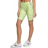 Tommy Hilfiger Short Feminino De Bicicleta Com Estampa De Guepardo Com Costura Interna De 23 Cm Combo Verde Afiado X Small