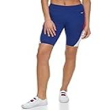 Tommy Hilfiger Short Feminino Para Motociclista Cintura Alta Desempenho Azul Escuro X Large