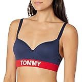 Tommy Hilfiger Sutiã Feminino Sem Costura Levemente Forrado Blazer Azul Marinho P