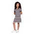 Tommy Hilfiger Vestido Infantil Gola Polo Listrado- Original