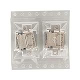 Tomotato 2 Peças De Porta De Carregamento Conector De Base De Console USB C Conector De Soquete De Carga De Substituição Para HDH 001