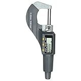 Tomshin Micrômetro Digital 0 25mm Micrômetro Digital Eletrônico Externo 0 001mm Micrômetro De Profundidade De Alta Precisão Micro Paquímetro