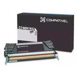 Toner Compatível Lex C746 C746h1kg Preto