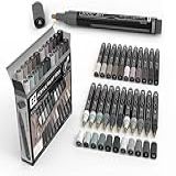 TOOLI ART Conjunto De 22 Canetas Marcadoras De Tinta Acrílica Série Colorida Ponta Média De 3 Mm Para Pintura Rupestre Vidro Canecas Madeira Metal Vidro Tela Faça Você Mesmo Não Tóxico à