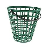 TOOYFUL Cesta De Bola De Golfe Recipiente De Bola De Golfe Com Alça Suporte De Bola Acessórios De Estádio Para Exteriores Interiores Detém 100 Bolas