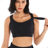 Top Academia Fitness Alta Sustentação Compressão Seio Grande