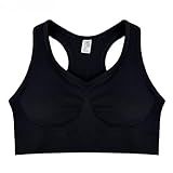 Top Academia Fitness Nadador Com Bojo Removivel Suplex Treino Roupas Femininas BR Alfa M Regular Preto 