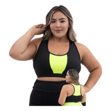 Top Academia Plus Size Fitness Ginástica Reforçado S Bojo