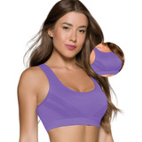 Top Academia Sem Costura Fitness Dupla Modelagem 2x1 Selene