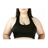 Top Basico Nadador Plus Size Em Suplex Wolfox