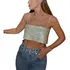 Top Blusa Curta Cropped Com Alça Brilhoso Forrado Luxo Festa
