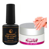 Top Coat Fengshangmei Alongamento Gel 2 Géis Pink Light