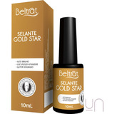 Top Coat Selante Beltrat Gold Star Glitter Dourado 10ml