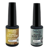 Top Coat Selante Beltrat Silver E Gold Star Glitter Kit