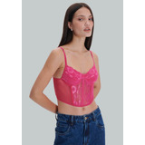 Top Corset De Renda