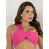 Top Croped Feminino Tendencia