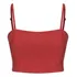 Top Cropped Alças Lastex Costas