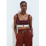 Top Cropped Bicolor Com