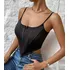  Top Cropped Corset Corpete Palhetas Balada Carnaval Xu88