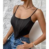 Top Cropped Corset Corpete