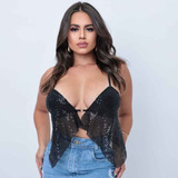 Top Cropped Decote Em